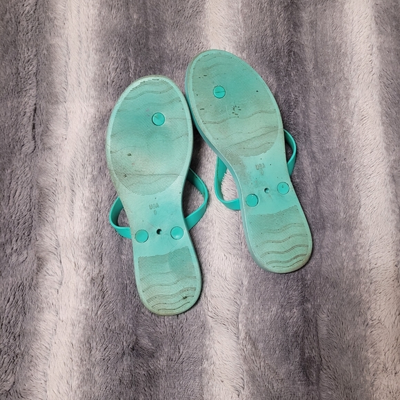 White Line Jelly Flip flops size 9 - Picture 2 of 2